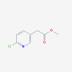 molecular formula C8H8ClNO2 B1395700 2-(6-氯吡啶-3-基)乙酸甲酯 CAS No. 717106-69-9