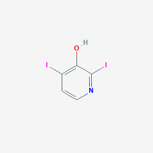 molecular formula C5H3I2NO B1395703 2,4-Diiodopyridin-3-OL CAS No. 750638-97-2
