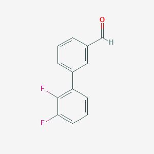 molecular formula C13H8F2O B1395704 3-(2,3-Difluorophenyl)benzaldehyde CAS No. 848652-17-5