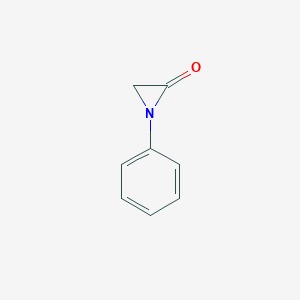 molecular formula C8H7NO B13957066 1-Phenylaziridin-2-one CAS No. 725679-92-5