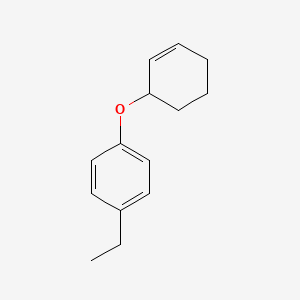 molecular formula C14H18O B13957084 Benzene, 1-(2-cyclohexen-1-yloxy)-4-ethyl- CAS No. 484018-33-9