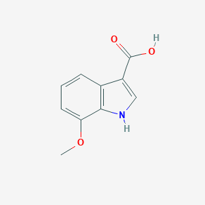molecular formula C10H9NO3 B139571 7-甲氧基-1H-吲哚-3-羧酸 CAS No. 128717-77-1