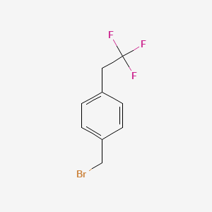 molecular formula C9H8BrF3 B1395722 1-Bromomethyl-4-(2,2,2-trifluoroethyl)benzene CAS No. 1221272-87-2