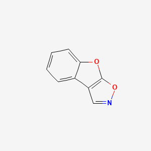 molecular formula C9H5NO2 B13957223 Benzofuro[3,2-D]isoxazole CAS No. 63666-48-8