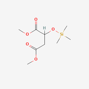 molecular formula C9H18O5Si B13957224 Dimethyl 2-[(trimethylsilyl)oxy]succinate CAS No. 55590-73-3