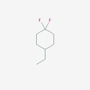 molecular formula C8H14F2 B1395723 1,1-Difluoro-4-ethylcyclohexane CAS No. 1310684-93-5
