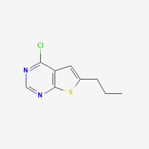 4-Chloro-6-propylthieno[2,3-d]pyrimidine