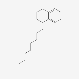 molecular formula C19H30 B13957296 Naphthalene, 1,2,3,4-tetrahydro-1-nonyl- CAS No. 33425-49-9