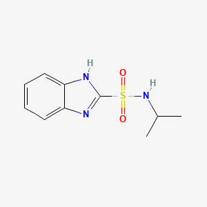 molecular formula C10H13N3O2S B13957310 N-isopropyl-1H-benzo[d]imidazole-2-sulfonamide 