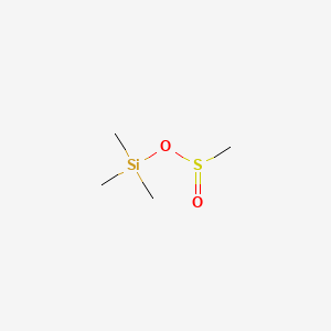 molecular formula C4H12O2SSi B13957334 Trimethylsilyl methanesulfinate CAS No. 54193-90-7