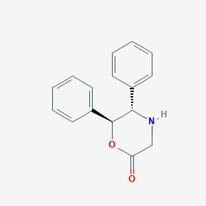 molecular formula C16H15NO2 B1395734 (5S,6S)-5,6-Diphenylmorpholin-2-one CAS No. 1391544-79-8