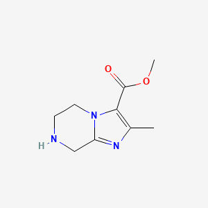 Methyl 2-methyl-5,6,7,8-tetrahydroimidazo[1,2-a]pyrazine-3-carboxylate