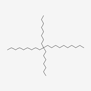 molecular formula C35H72 B13957389 Eicosane, 10-heptyl-10-octyl- CAS No. 55470-98-9