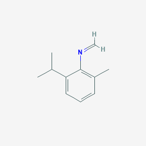 molecular formula C11H15N B13957399 N-[2-Methyl-6-(propan-2-yl)phenyl]methanimine CAS No. 35203-05-5