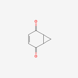 molecular formula C7H6O2 B13957423 Bicyclo[4.1.0]hept-3-ene-2,5-dione CAS No. 53735-22-1