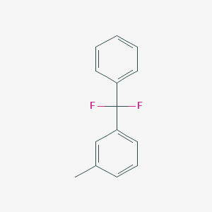 1-[Difluoro(phenyl)methyl]-3-methylbenzene