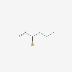 molecular formula C6H11Br B13957452 3-Bromo-1-hexene CAS No. 54684-73-0