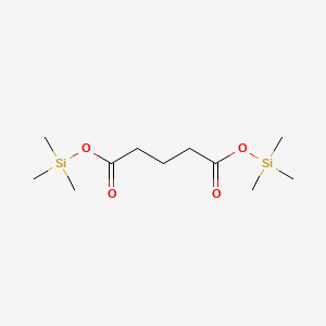 molecular formula C11H24O4Si2 B13957460 Pentanedioic acid, bis(trimethylsilyl) ester CAS No. 55494-07-0