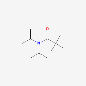 molecular formula C11H23NO B13957596 Propanamide, 2,2-dimethyl-N,N-bis(1-methylethyl)- CAS No. 50837-73-5
