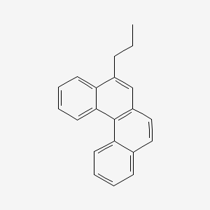 molecular formula C21H18 B13957606 5-Propylbenzo[c]phenanthrene CAS No. 63020-32-6
