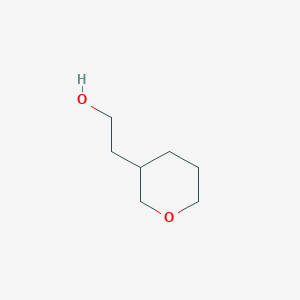 molecular formula C7H14O2 B1395766 2-(Tetrahydro-2H-pyran-3-yl)ethanol CAS No. 1050493-77-0