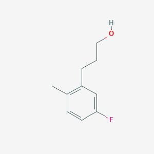 molecular formula C10H13FO B1395769 3-(5-Fluoro-2-methylphenyl)propan-1-ol CAS No. 1000551-43-8