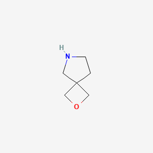 molecular formula C6H11NO B1395770 2-Oxa-6-azaspiro[3.4]octane CAS No. 220290-68-6