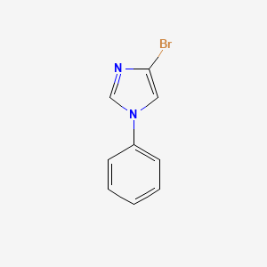 molecular formula C9H7BrN2 B1395774 4-溴-1-苯基-1H-咪唑 CAS No. 1246555-43-0