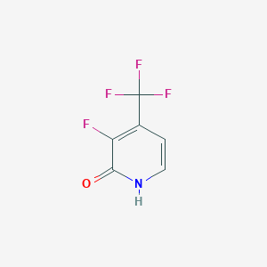 molecular formula C6H3F4NO B1395776 3-氟-4-(三氟甲基)吡啶-2(1H)-酮 CAS No. 1227594-89-9