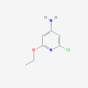 molecular formula C7H9ClN2O B1395778 2-氯-6-乙氧基吡啶-4-胺 CAS No. 904311-14-4