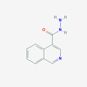 molecular formula C10H9N3O B1395781 Isoquinoline-4-carbohydrazide CAS No. 885272-60-6