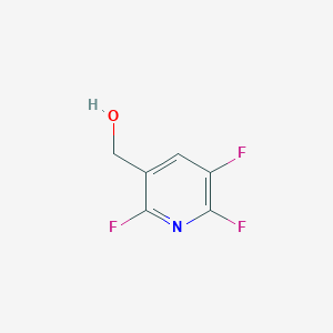 molecular formula C6H4F3NO B1395782 (2,5,6-Trifluoropyridin-3-yl)methanol CAS No. 1262415-64-4