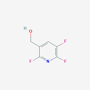 molecular formula C6H4F3NO B1395782 2,5,6-Trifluoro-3-(hydroxymethyl)pyridine CAS No. 1262415-64-4