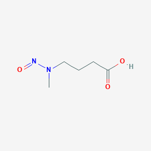 molecular formula C5H10N2O3 B013958 N-Nitroso-N-methyl-4-aminobutyric acid CAS No. 61445-55-4