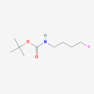molecular formula C9H18INO2 B1395802 Tert-butyl 4-iodobutylcarbamate CAS No. 262278-40-0