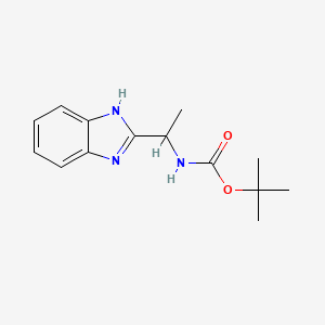 molecular formula C14H19N3O2 B13958021 tert-butyl [1-(1H-benzoimidazol-2-yl)ethyl]carbamate 