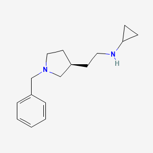 molecular formula C16H24N2 B13958084 (R)-N-(2-(1-benzylpyrrolidin-3-yl)ethyl)cyclopropanamine 