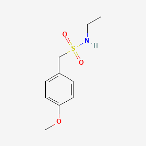 molecular formula C10H15NO3S B13958099 N-ethyl-1-(4-methoxyphenyl)methanesulfonamide 