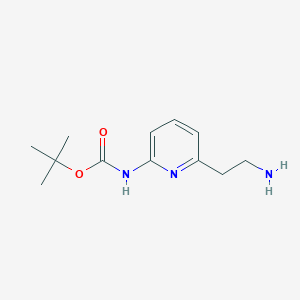 tert-Butyl 6-(2-aminoethyl)pyridin-2-ylcarbamate