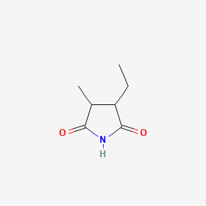 molecular formula C7H11NO2 B13958158 3-Ethyl-4-methylpyrrolidine-2,5-dione CAS No. 58501-92-1
