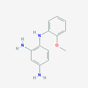 molecular formula C13H15N3O B1395823 N1-(2-Methoxyphenyl)benzene-1,2,4-triamine CAS No. 106270-43-3