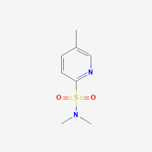 molecular formula C8H12N2O2S B13958373 N,N,5-trimethylpyridine-2-sulfonamide 