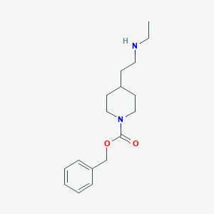 molecular formula C17H26N2O2 B13958379 Benzyl 4-(2-(ethylamino)ethyl)piperidine-1-carboxylate 