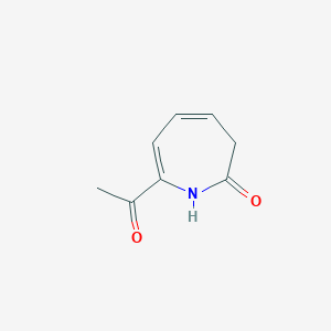 molecular formula C8H9NO2 B13958392 2H-Azepin-2-one, 7-acetyl-1,3-dihydro- CAS No. 50407-21-1