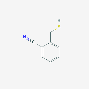molecular formula C8H7NS B13958396 2-(Mercaptomethyl)benzonitrile 