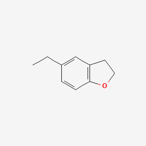 molecular formula C10H12O B13958406 5-Ethyl-2,3-dihydrobenzofuran 