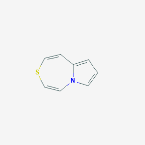 molecular formula C8H7NS B13958434 Pyrrolo[1,2-D][1,4]thiazepine CAS No. 337972-11-9