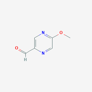 molecular formula C6H6N2O2 B1395849 5-Methoxypyrazine-2-carbaldehyde CAS No. 32205-72-4