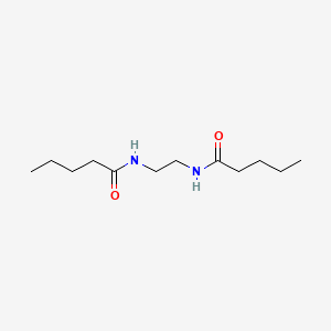molecular formula C12H24N2O2 B13958504 N,N'-Ethylenebispentanamide CAS No. 54535-60-3