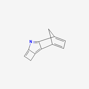 molecular formula C11H7N B13958552 1H-4,7-Methanocyclobuta[b]indole CAS No. 84146-11-2